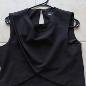 ASOS LABEL BLACK  SHORT  FANCY SLEEVELESS BLOUSE  NEW/NO TAGS  SIZE 6